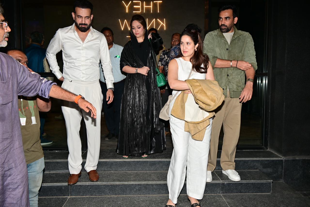 Former Indian cricketer Irfan Pathan and his wife also attended the starry event